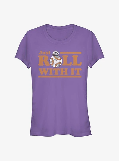Star Wars: The Last Jedi Just Roll Girls T-Shirt