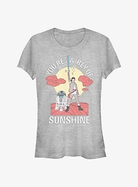 Star Wars: The Last Jedi Rey Of Sun Girls T-Shirt