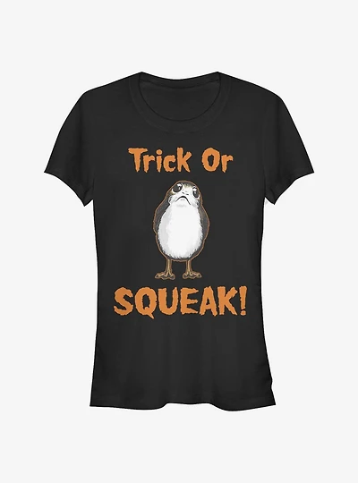 Star Wars: The Last Jedi Trick Or Squeak Girls T-Shirt