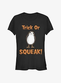 Star Wars: The Last Jedi Trick Or Squeak Girls T-Shirt