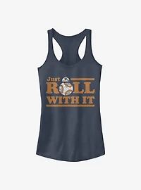 Star Wars: The Last Jedi Just Roll Girls Tank