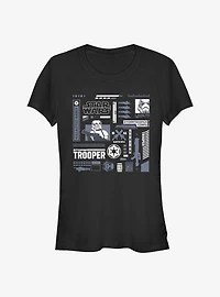 Star Wars Trooper Elements Girls T-Shirt