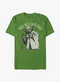 Star Wars Yoda Best Dad T-Shirt