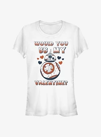 Star Wars: The Force Awakens BB-8 My Valentine Girls T-Shirt