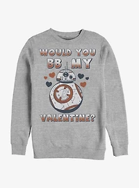 Star Wars: The Force Awakens BB-8 My Valentine Crew Sweatshirt