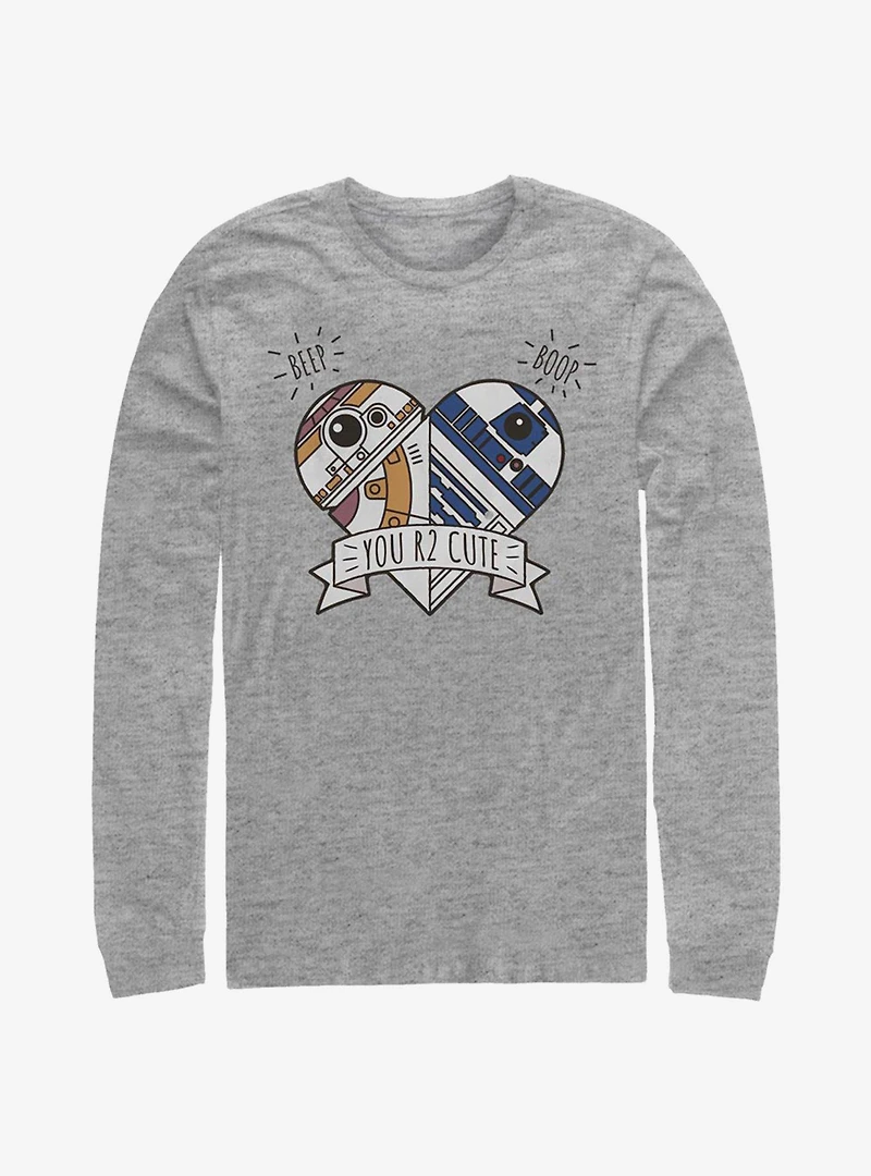Star Wars: The Force Awakens BB-8 Heart R2 Long-Sleeve T-Shirt