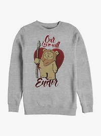 Star Wars Love Will Endor Crew Sweatshirt