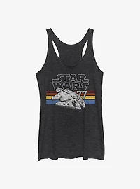 Star Wars Falcon Stripes Girls Tank