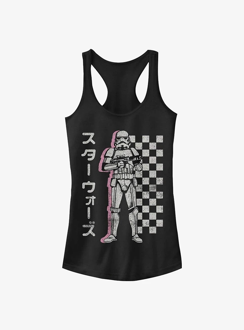 Star Wars Stormtrooper Checkered Girls Tank