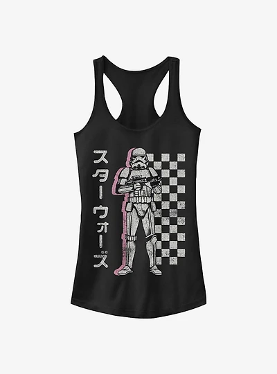 Star Wars Stormtrooper Checkered Girls Tank