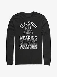 Star Wars Back Black Long-Sleeve T-Shirt