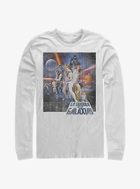 Star Wars Episode IV A New Hope La Guerra De Las Galaxias Poster Long-Sleeve T-Shirt