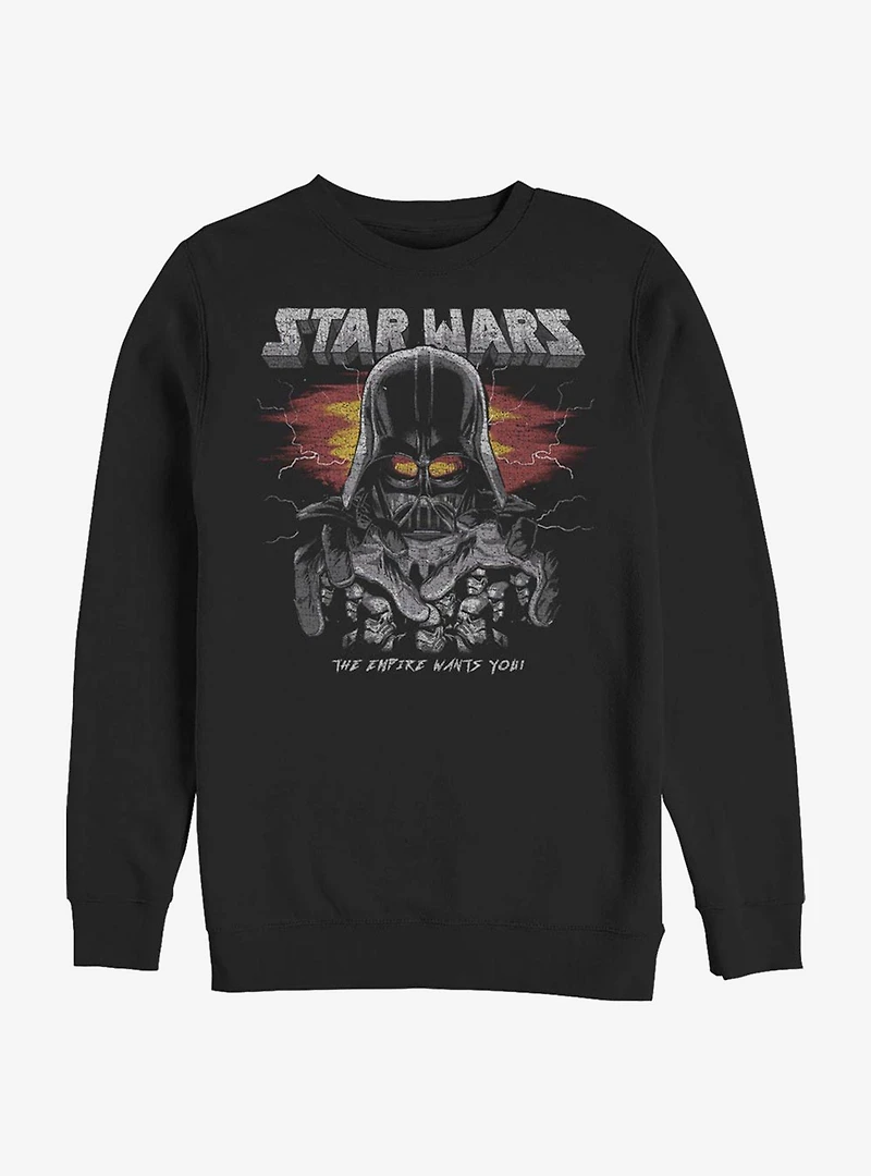 Star Wars Old School Metal Crew Sweatshirt