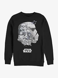 Star Wars Trooper Head Fill Crew Sweatshirt
