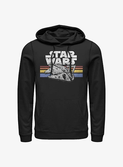 Star Wars Vintage Falcon Stripes Hoodie