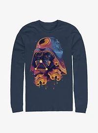 Star Wars Color Melted Vader Long-Sleeve T-Shirt