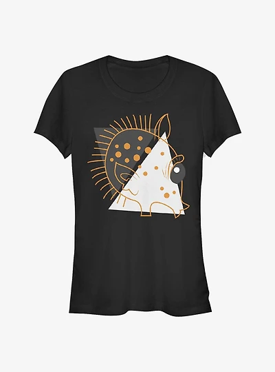 Star Wars Spooky Greedo Lines Girls T-Shirt