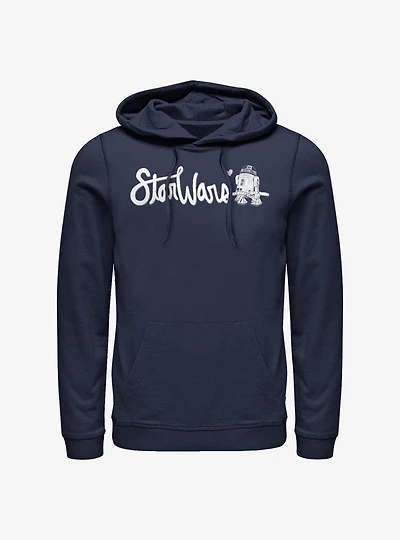 Star Wars Cursive R2 Hoodie