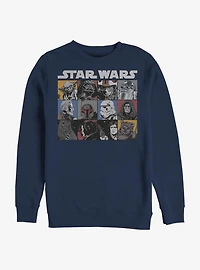 Star Wars Comic Strip Crew Sweatshirt