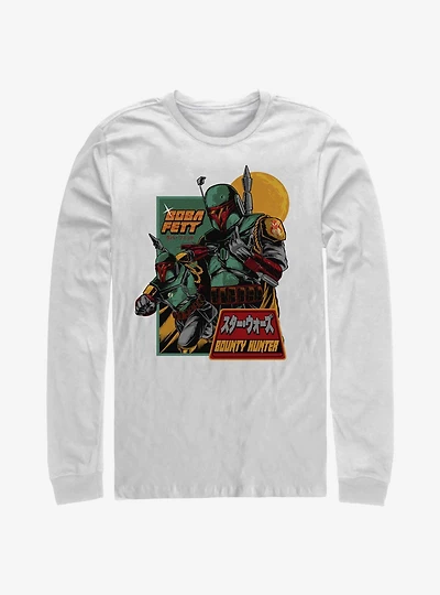 Star Wars Boba Fett Bounty Hunter Long-Sleeve T-Shirt