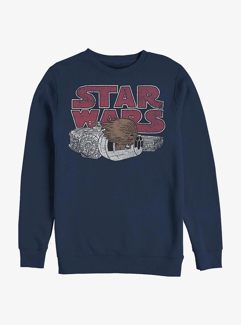 Star Wars Chewie Window Crew Sweatshirt