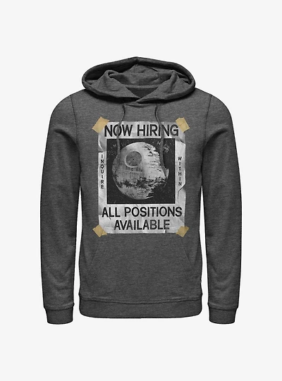 Star Wars All Positions Available Death Star Hoodie