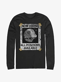 Star Wars All Positions Available Death Long-Sleeve T-Shirt