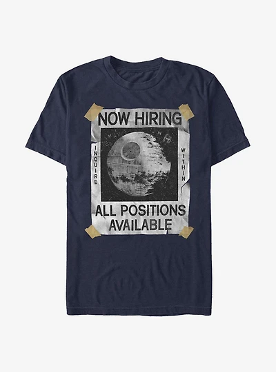 Star Wars All Positions Available Death T-Shirt