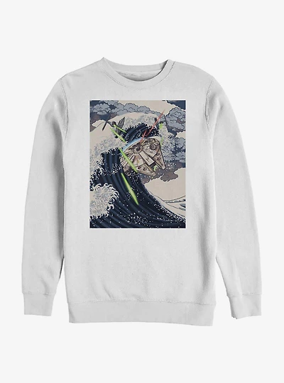 Star Wars Space Wave Crew Sweatshirt