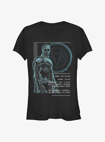 Marvel The Falcon And Winter Soldier Alias: Girls T-Shirt