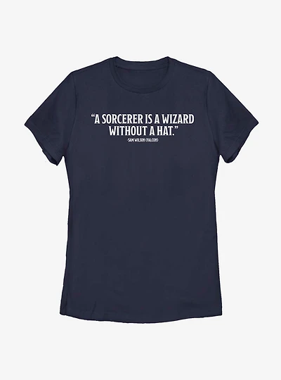 Marvel The Falcon And Winter Soldier Wizard Without A Hat Womens T-Shirt