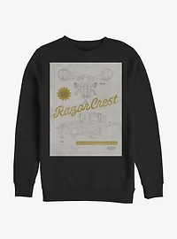 Star Wars The Mandalorian Razor Crest Crew Sweatshirt