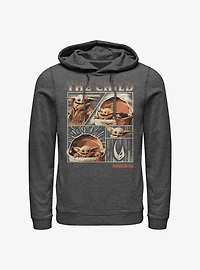 Star Wars The Mandalorian Child Panel Hoodie