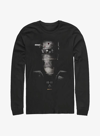 Star Wars The Mandalorian IG-11 Portrait Long-Sleeve T-Shirt