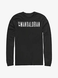 Star Wars The Mandalorian Simplistic Logo Long-Sleeve T-Shirt