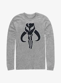 Star Wars The Mandalorian Simple Symbol Long-Sleeve T-Shirt
