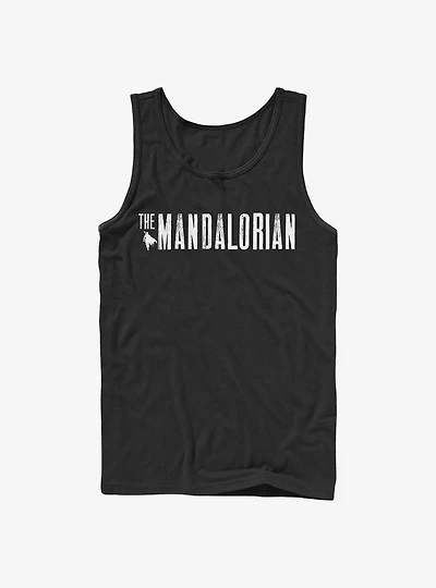 Star Wars The Mandalorian Simplistic Logo Tank