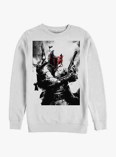 Star Wars Boba Fett Stance Crew Sweatshirt
