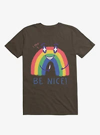 Rainbow Knife Be Nice 2.0 Brown T-Shirt