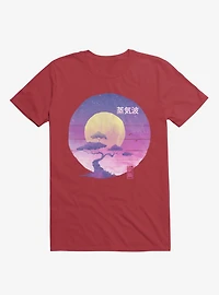 Neon Bonsai Wave Red T-Shirt