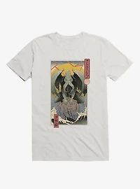 Ocean Cthulhu Edo White T-Shirt