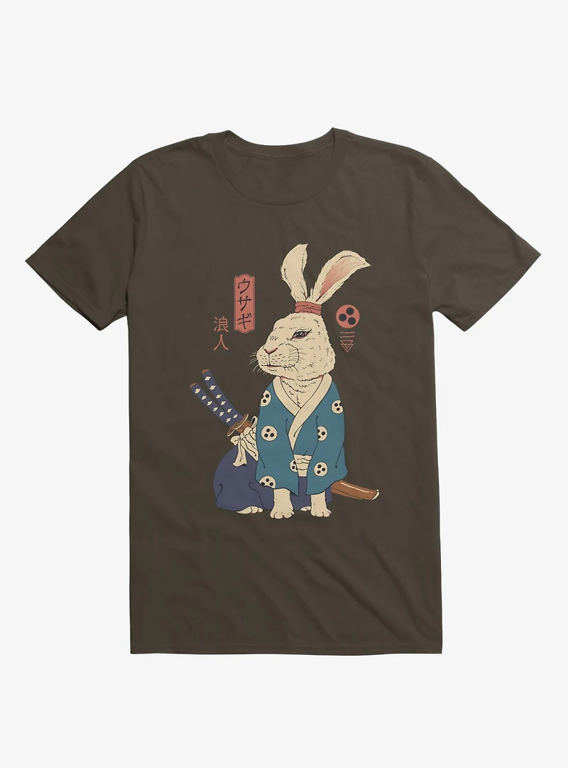Rabbit Ronin Usagi Brown T-Shirt