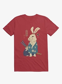 Rabbit Ronin Usagi Red T-Shirt