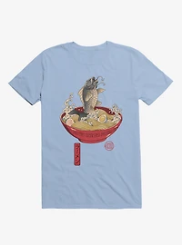 Fish Ramen Light Blue T-Shirt