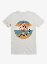 Happy Within Light Bulb White T-Shirt