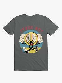 Peace Maker Boy Charcoal Grey T-Shirt
