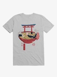 Sacred Ramen Ocean Ice Grey T-Shirt