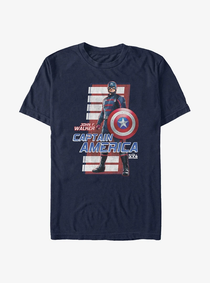 Marvel The Falcon And Winter Soldier Captain Walker T-Shirt