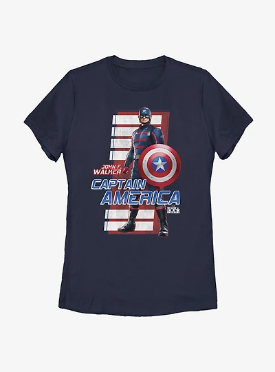 Marvel The Falcon And Winter Soldier Captain Walker Womens T-Shirt