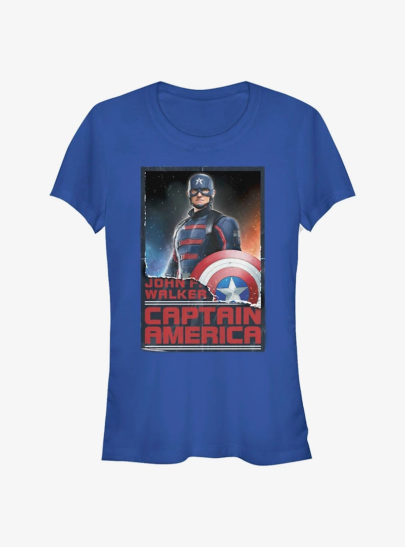 Marvel The Falcon And Winter Soldier Stand Tall Captain Girls T-Shirt